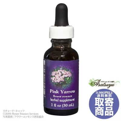 ピンクヤロー 30ml FESフラワーエッセンス クイントエッセンス 取り寄せ キャンセル不可 フラワーエッセンス