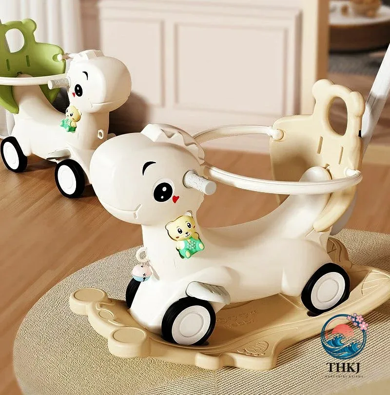 3way 選べる 2 色 木馬 乗用玩具 おもちゃ 赤ちゃん歩行器 ベビーウォーカー 乳幼児用歩行車 子どもの木馬 押し棒付き ペダル付き ガードレール 四輪車 1 5 歳子ども 乗り物おもちゃ 足蹴り車兼用 子供用ねじり車 ギフト プレゼント 出産祝い 誕生日 室内遊具おもちゃ