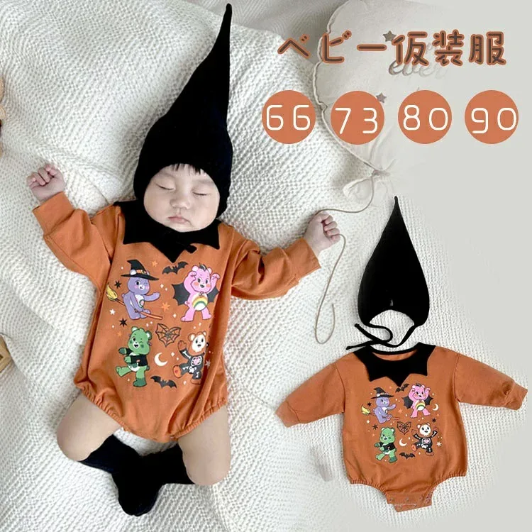 2点セット ベビー クリスマス ロンパース 帽子付き 長袖 ベビー服 赤ちゃん カバーオール キッズ コスチューム 新生児 出産祝い 写真記念撮影 サンタ風 サンタさん サンタ 衣装 お祝い 誕生記念 プレゼント 秋冬 防寒 着ぐるみ 新生児服 女の子 レッド グリーン 66 73 80 90