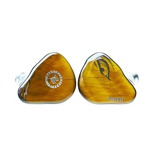 HiFiGo有線 イヤホン イヤモニ モニターイヤホンJuzear Harrier 冒険者 6BA+1DD Squiglinkチューニング技術 iem HIFI音質 4ウェイ独立ダンパーによる最適化された導音管設計 天然タイガーアイ面板 耳…