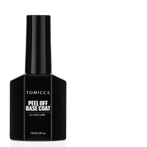 TOMICCA ジェルネイル ピールオフジェル ピールオフベースコートジェル 8ml 剥がせるベースジェル はがせる ベースコート UV/LED対応 初心者&プロ適用 ジェルネイル練習