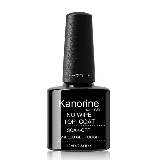 KANORINE ジェルネイル トップコート 長持ち、拭き取り不要 ,ノンワイプトップコート,高級 uv/led No Wipe Top Coat 最上級の艶 10ml