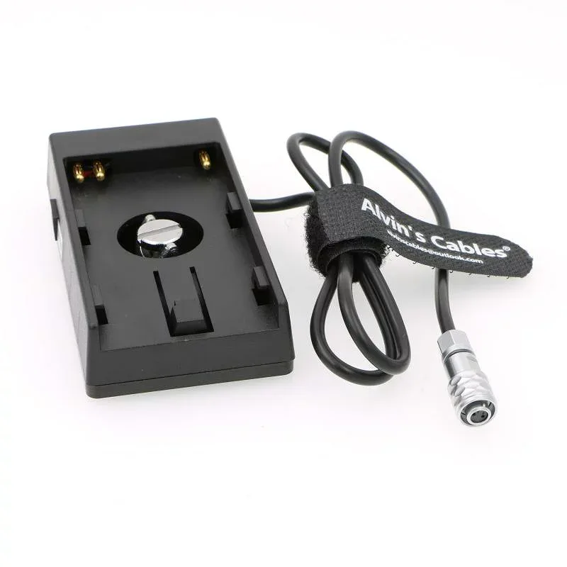 Alvin's Cables Sony U60 U30 シリーズ および Blackmagic Pocket Cinema Camera 4K用の U60 電池 マウント プレート to BMPCC 4K BMD 電源 ケーブル