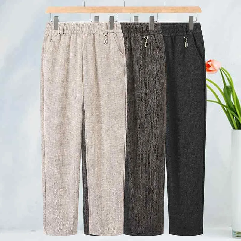 レディース ワイドパンツ ハーレムパンツ 九分丈 春秋 ウール調 混紡 ポリエステル ハイウエスト 直筒型 ゆったり 大きいサイズ 通勤 気質 優雅 微弾性 ポケット 燕麦 黒 コーヒー