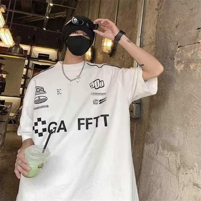 Tシャツ メンズ 半袖 トップス カジュアル カットソー 重厚感 ビッグシルエット 大きいサイズ オーバーサイズ クルーネック ストリート アメカジ オールシーズン 普段使い 通勤