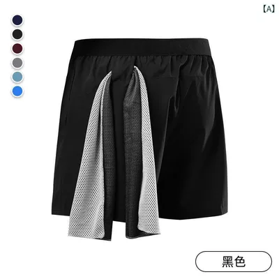 メンズ ショートパンツ ハーフパンツ スポーツ ウェア 速乾 薄手 軽量 通気性 筋トレ フィットネス ジム ランニング 散歩 普段着 部屋着 短パン 半ズボン 春 夏 ブラック グレー M L
