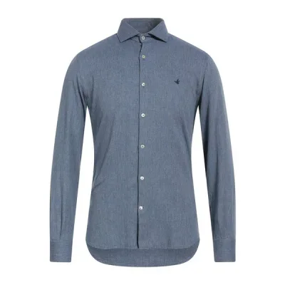 【送料無料】 ブルックスフィールド メンズ シャツ トップス Shirts Blue
