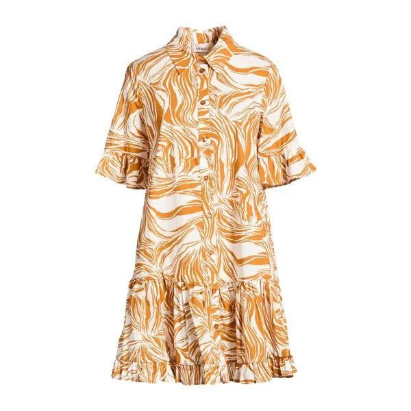【送料無料】 メイメイジェイ レディース ワンピース トップス Mini dresses Beige