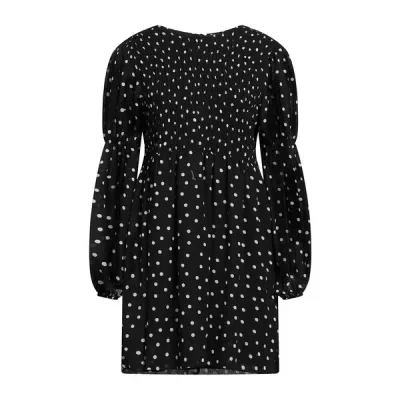 【送料無料】 ガニー レディース ワンピース トップス Mini dresses Black
