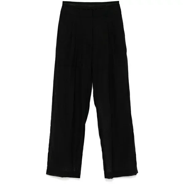 ヘルムート ラング レディース カジュアルパンツ ボトムス Straight-leg trousers Black