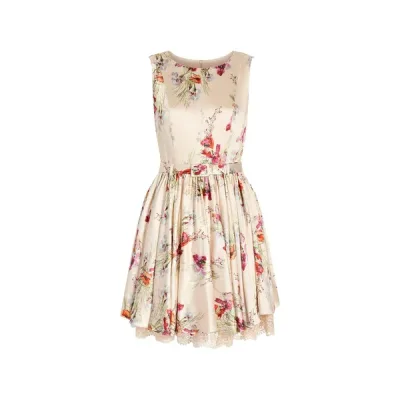 サンクアセプト レディース ワンピース トップス Iris bouquet caelia dress Neutrals