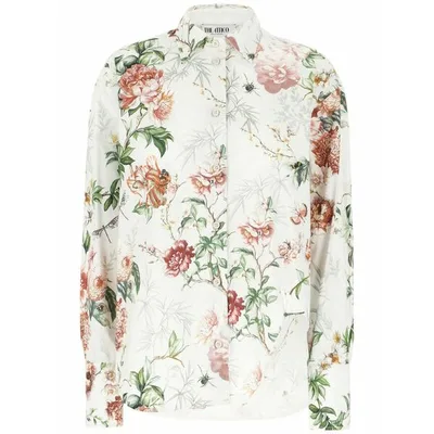 ジ アティコ レディース シャツ トップス Floral-print shirt White