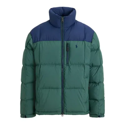 ラルフローレン メンズ ジャケット&ブルゾン アウター Colour-block ripstop jacket Green