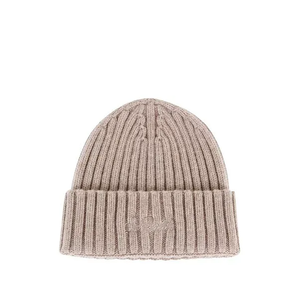 エムシーツーセイントバース メンズ 帽子 アクセサリー Wool beanie hat Neutrals