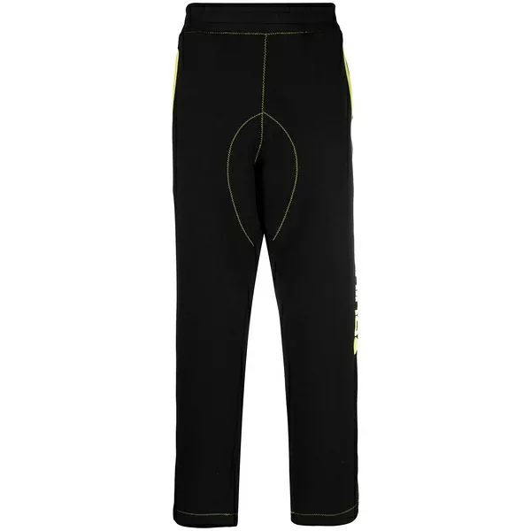 モスキーノ メンズ カジュアルパンツ ボトムス Logo-print track pants Black