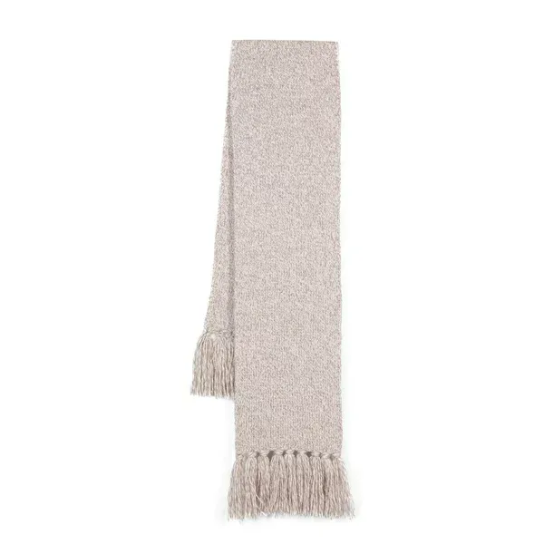 イレブンティ レディース マフラー・ストール・スカーフ アクセサリー Tassel-detail scarf Neutrals