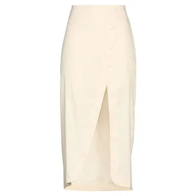【送料無料】 サンドロ レディース スカート ボトムス Midi skirts White