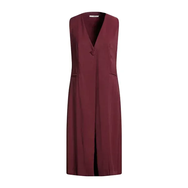 【送料無料】 ル ストレーゲ レディース ジャケット&ブルゾン アウター Overcoats & Trench Coats Red