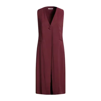 【送料無料】 ル ストレーゲ レディース ジャケット&ブルゾン アウター Overcoats & Trench Coats Red