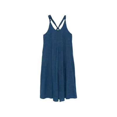 ダナ キャラン ニューヨーク レディース ワンピース トップス Knotted-strap midi dress Blue