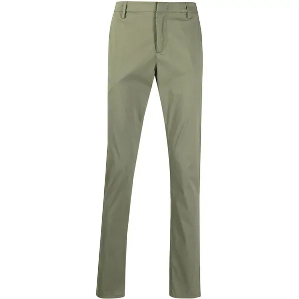 ドンダップ メンズ カジュアルパンツ ボトムス Straight-leg trousers Green