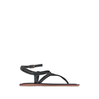 ベルナルド レディース サンダル シューズ Mallorie stitched sandals Black