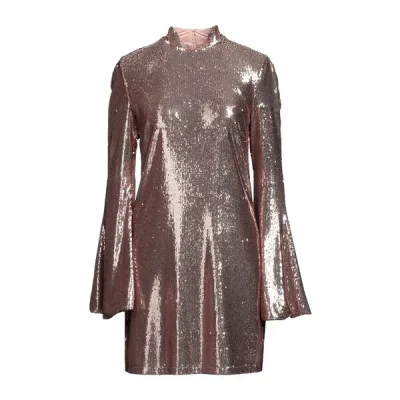 【送料無料】 アニエバイ レディース ワンピース トップス Mini dresses Metallic