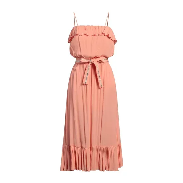 【送料無料】 アレッシアサンティ レディース ワンピース トップス Midi dresses Pink