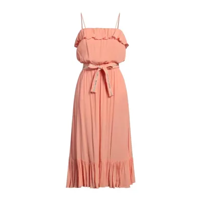 【送料無料】 アレッシアサンティ レディース ワンピース トップス Midi dresses Pink