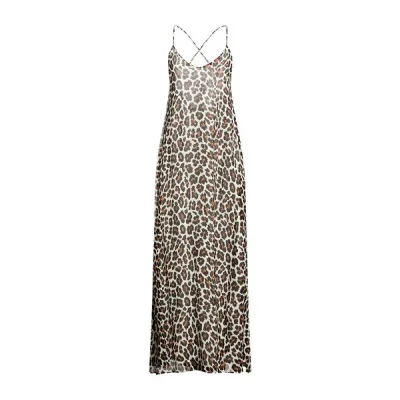 【送料無料】 フィジコ レディース ワンピース トップス Maxi dresses Black