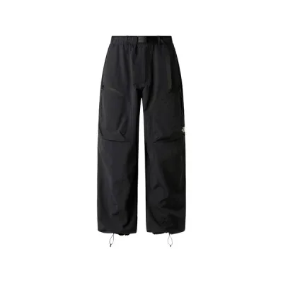 ノースフェイス メンズ カジュアルパンツ ボトムス Belted straight-leg trousers Black