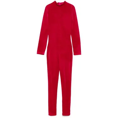 アルケミー レディース ワンピース トップス Velour jumpsuit Pink