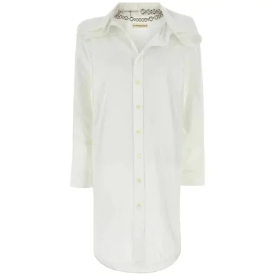 ワイプロジェクト レディース ワンピース トップス Oxford shirt dress White