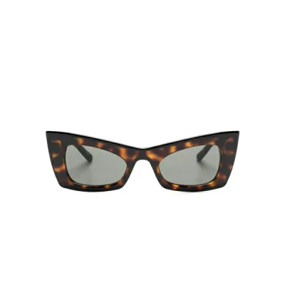 サンローラン アイウェア レディース サングラス&アイウェア アクセサリー Tortoiseshell cat-eye frame sunglasses Brown