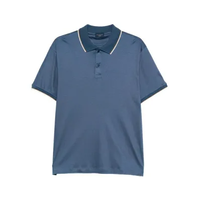 ポールアンドシャーク メンズ ポロシャツ トップス Tipped polo shirt Blue