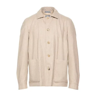 【送料無料】 フェデーリ メンズ ジャケット&ブルゾン アウター Jackets Beige