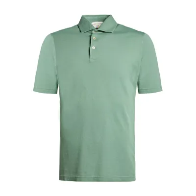 【送料無料】 フィリッポ デ ラウレンティス メンズ Tシャツ トップス Polo shirts Green