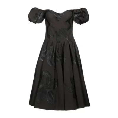 【送料無料】 モスキーノ レディース ワンピース トップス Midi dresses Grey