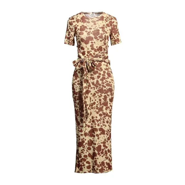【送料無料】 ナヌーシュカ レディース ワンピース トップス Midi dresses Yellow