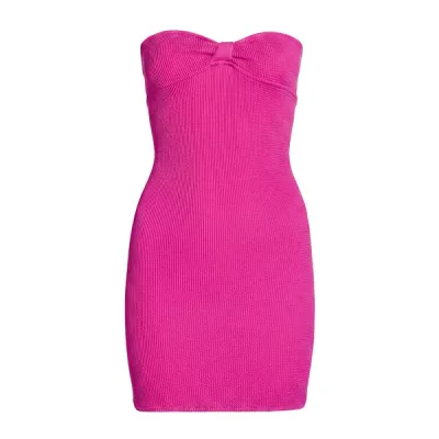 【送料無料】 レイナオルガ レディース ワンピース トップス Mini dresses Pink