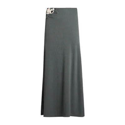 【送料無料】 クリストファーエスバー レディース スカート ボトムス Maxi skirts Grey