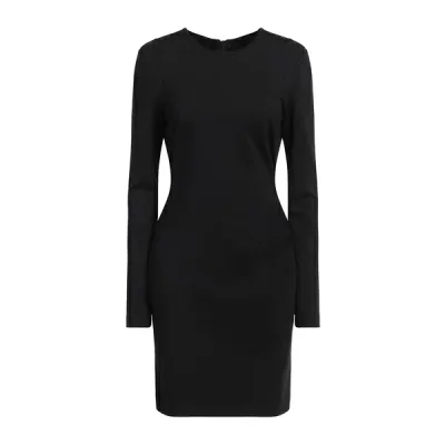 【送料無料】 ピンコ レディース ワンピース トップス Mini dresses Black