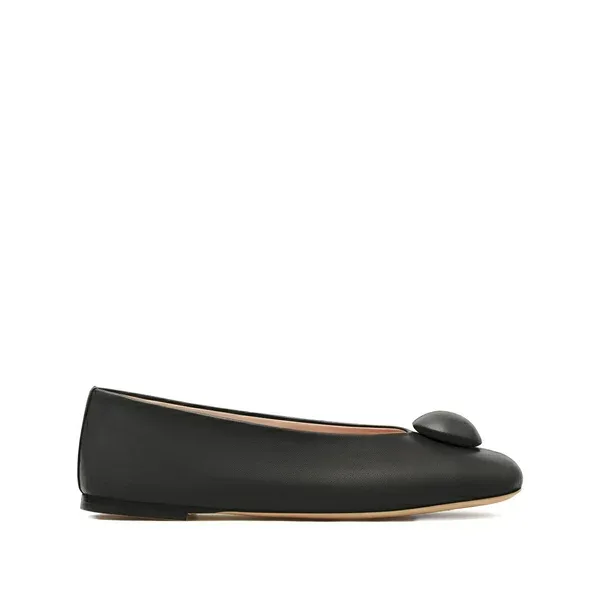 ファビアナ フィリッピ レディース サンダル シューズ Circular-detail ballet flats Black