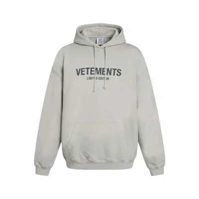 【送料無料】 ヴェトモン メンズ パーカー・スウェットシャツ アウター Sweatshirts Grey
