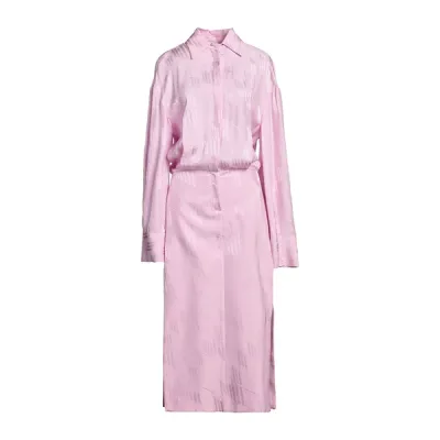 【送料無料】 ジ アティコ レディース ワンピース トップス Midi dresses Pink