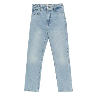 フレーム レディース デニムパンツ ボトムス Straight-leg jeans Blue