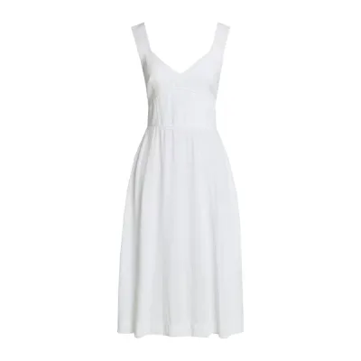 【送料無料】 ザカス レディース ワンピース トップス Midi dresses White