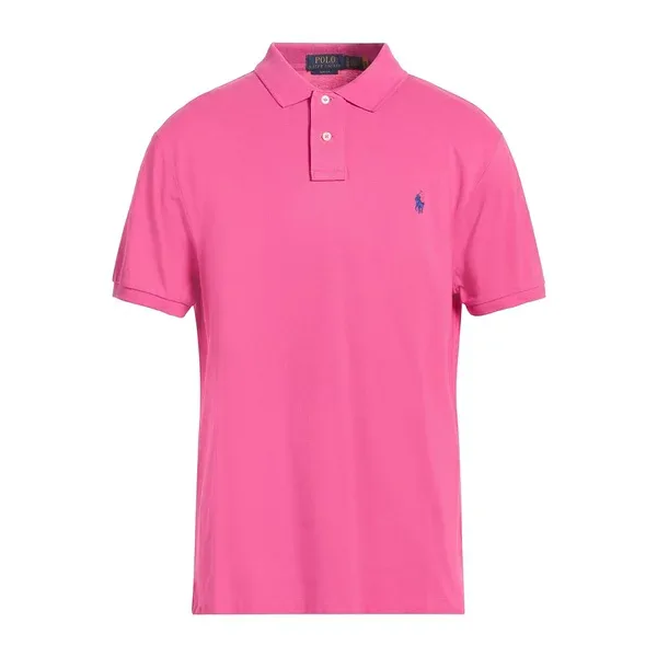 【送料無料】 ラルフローレン メンズ Tシャツ トップス Polo shirts Pink