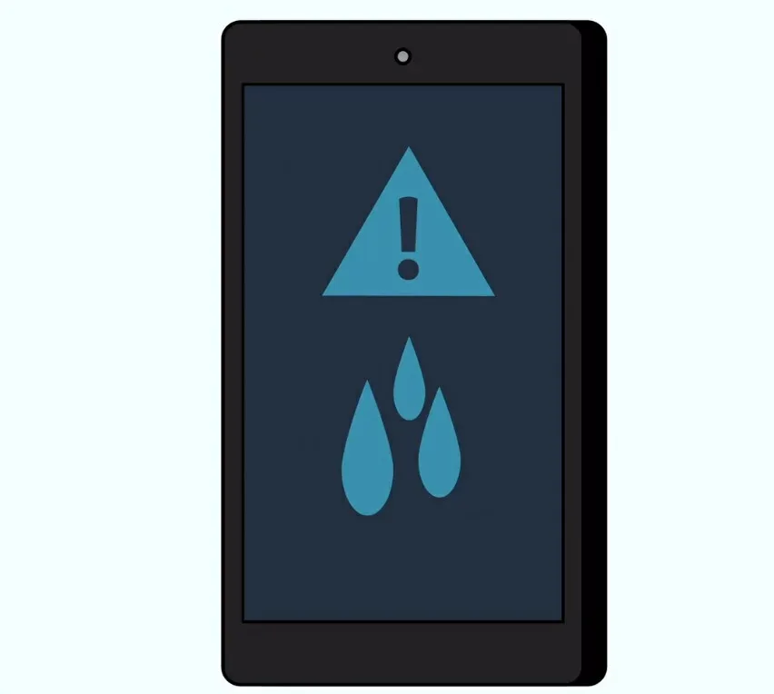 Kindle Fire HD10 タブレットの水分検出(水分検知)で充電できない故障を修理します