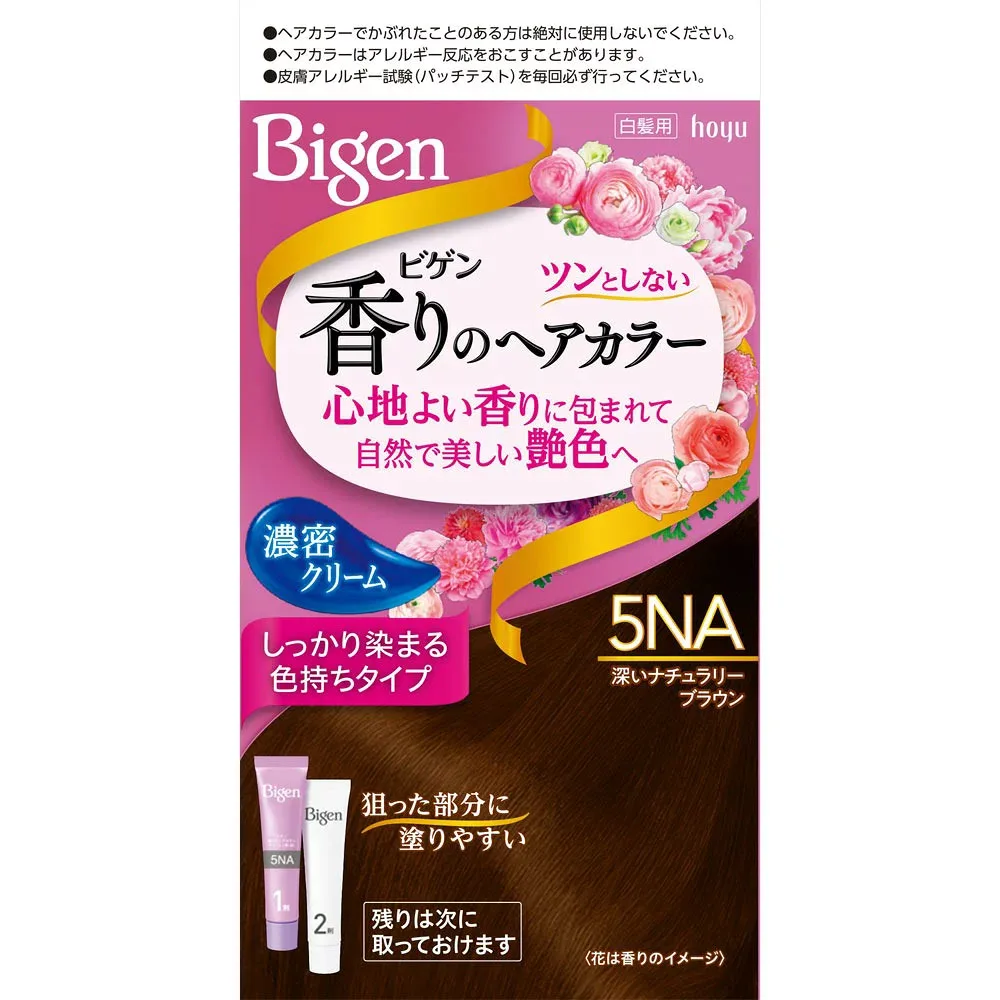 ビゲン 香りのヘアカラー クリーム 5NA 深いナチュラリーブラウン(配送区分:A2)